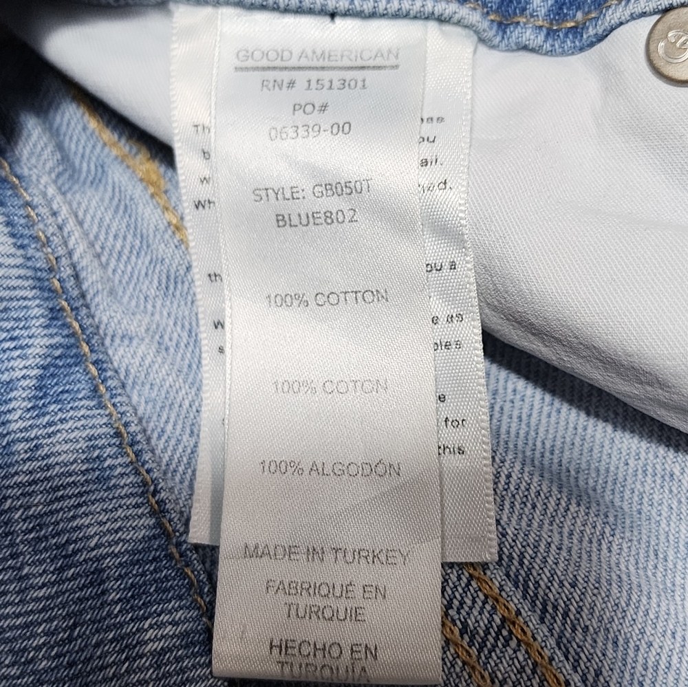 Good American Womens Jeans Good Boy Straight Leg Size 2/26 - Picture 8 of 9
